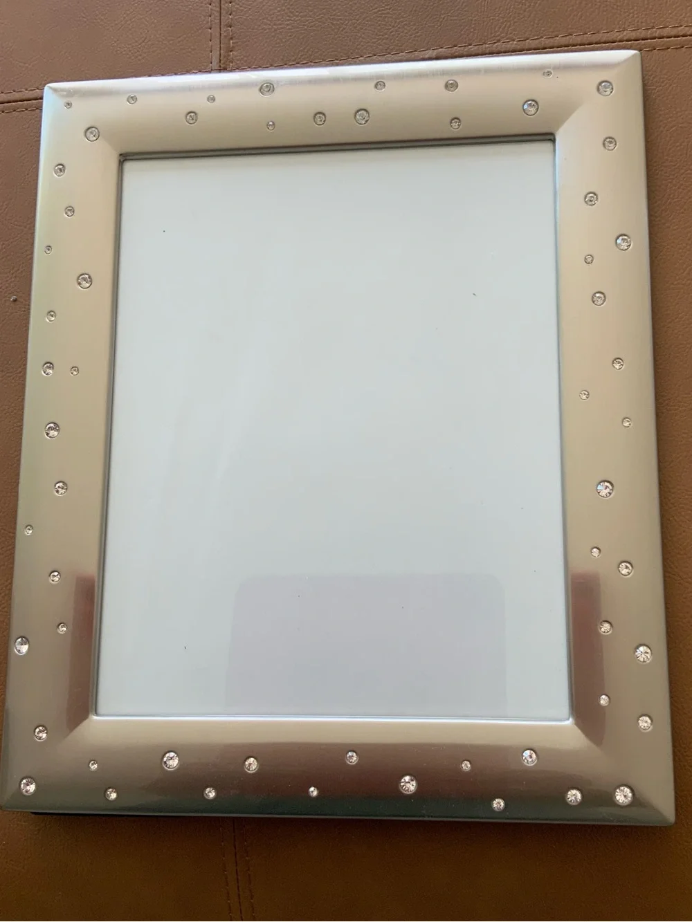 Godinger Silver Diamonds Photo Frame with Crystal Accents
